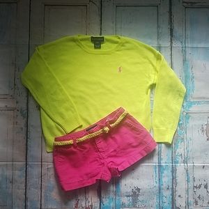 Ralph Lauren short and sweater set